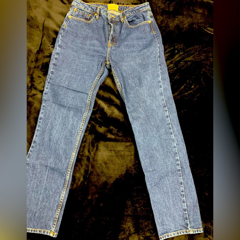 Sezane womens button fly jeans size 29